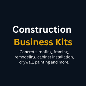Construction Business Kits